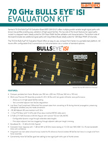 70 GHz Bulls Eye® ISI Evaluation Board Product Brief