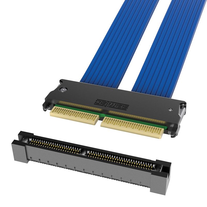 插卡式双芯高速电缆组件产品系列图片