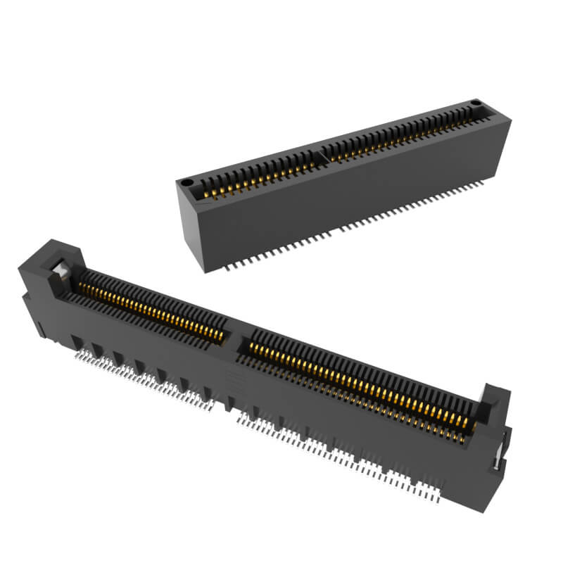 微型细间距边缘卡插座产品系列图片