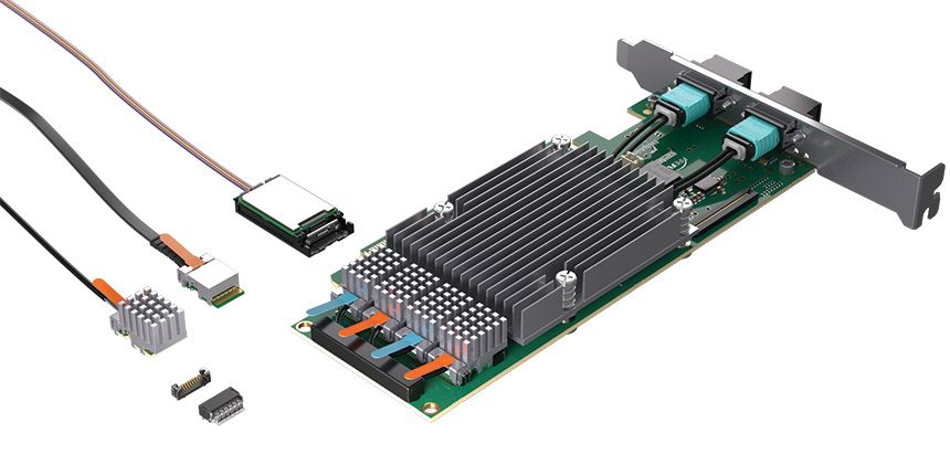 板载FireFly电缆和连接器