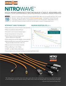 Samtec Nitrowave™射频橙色<br>电缆电子手册