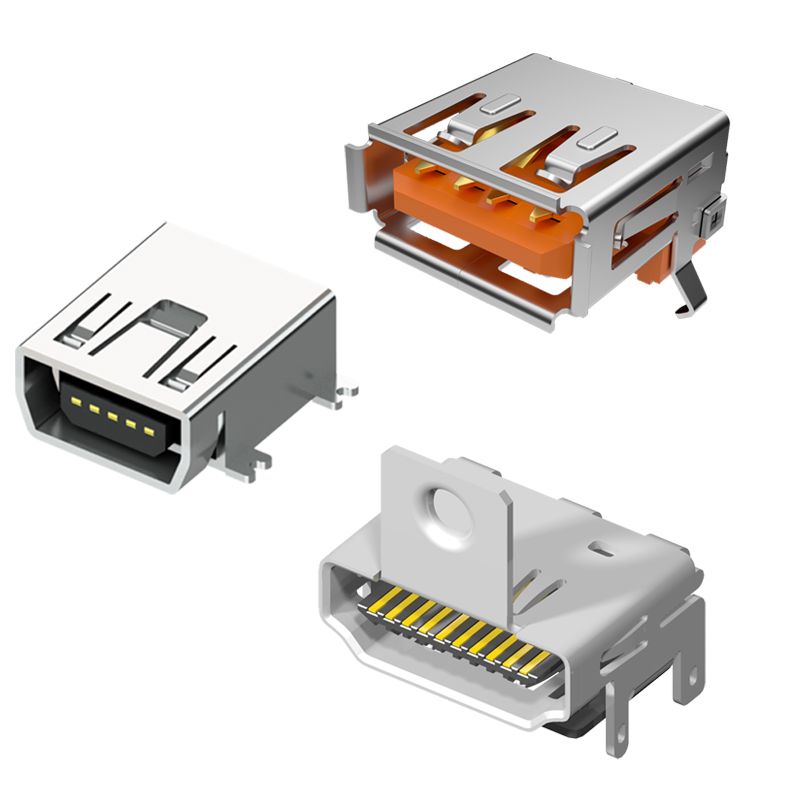USB板级互连器和电缆组件