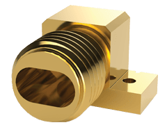 V-Band Threaded Waveguide Connector, 75T Series