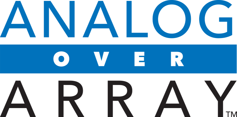 Analog Over Array technology Logo