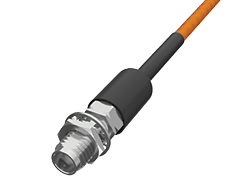 LL043 Nitrowave™电缆组件，独特Samtec橙色